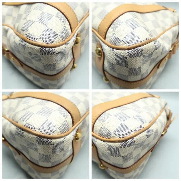 Louis Vuitton Stresa White Damier Azur Canvas Shoulder Bag 1026-020625 - Picture 6 of 12